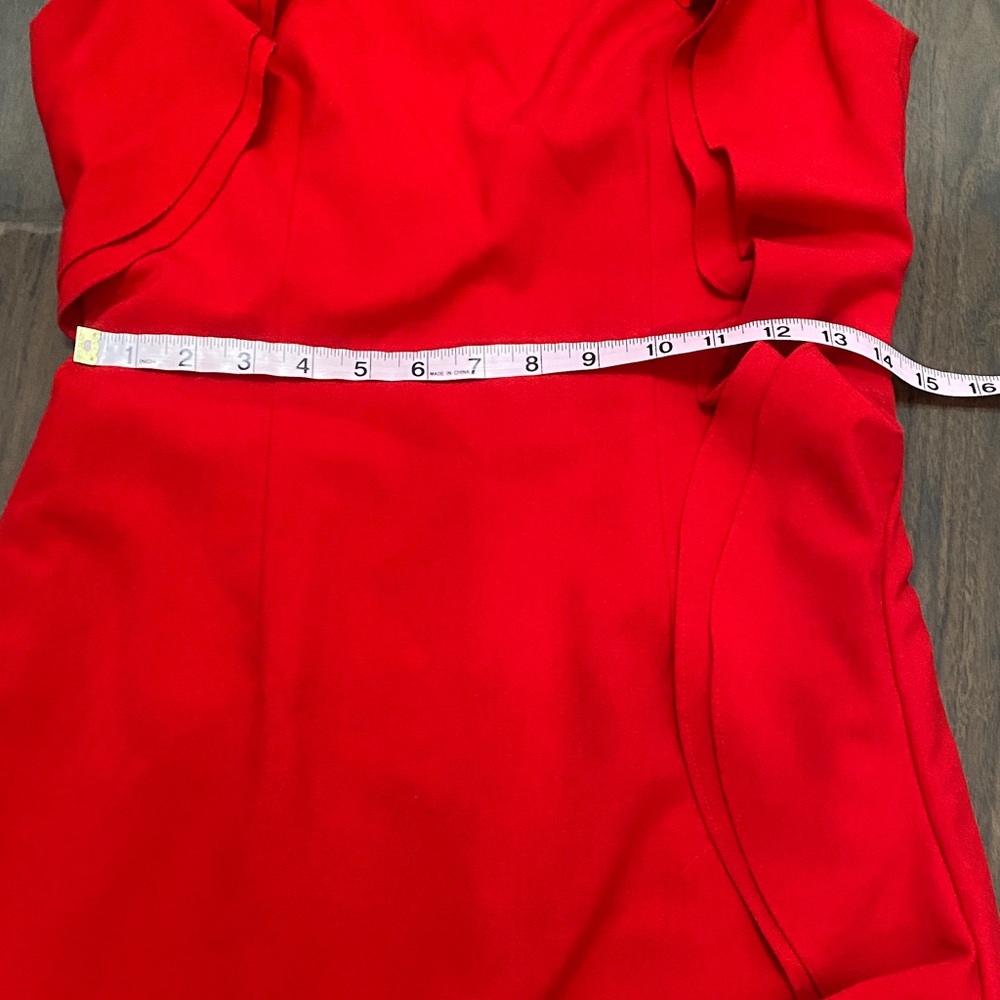 Calvin Klein Ruffle Sleeveless Dress Holiday - Picture 5 of 8